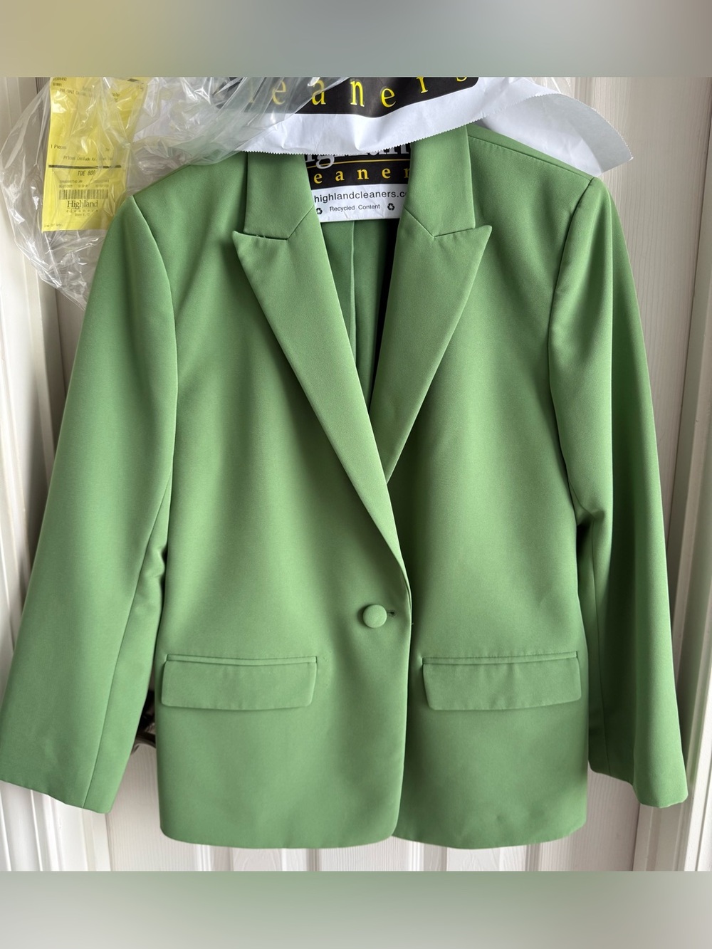 Ann Taylor Factory blazer / jacket, sage, small